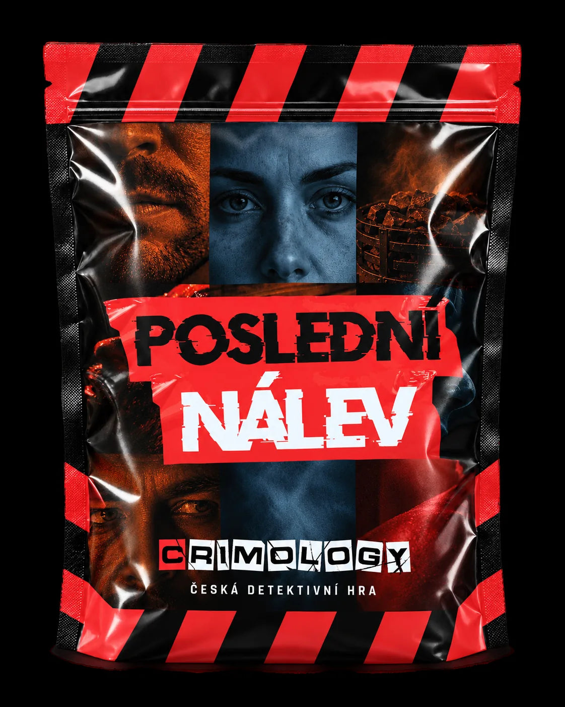Herní spis Poslední nálev v průhledném obalu s červenou páskou